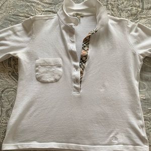 White Burberry shirt